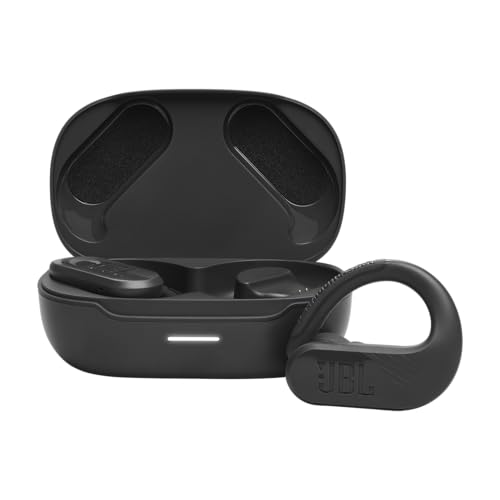 JBL Endurance Peak 3 - Dust and Water Proof (IP68) True Wireless Active Earbuds, Pure Bass Sound, Up to 50 Total Hours of Playback with Speed Charge, Ambient Aware & Talk Thru (Black)