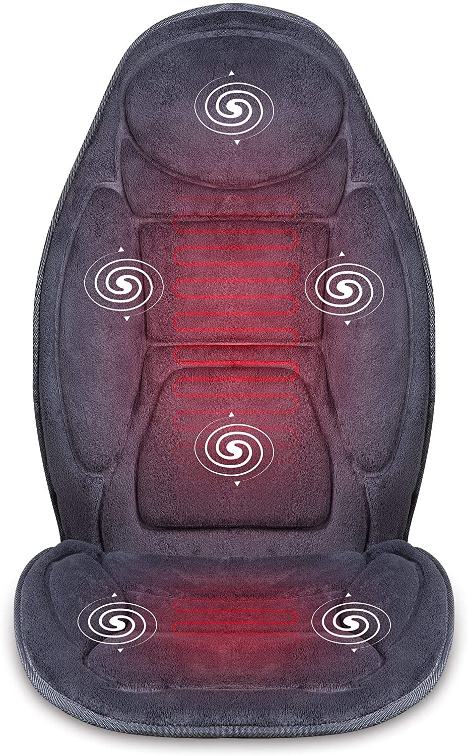 Snailax Vibration Massage Seat Cushion with Heat