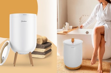 A towel warmer makes cold winter mornings so much more bearable