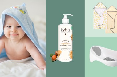 Everything you need for your baby's first bath