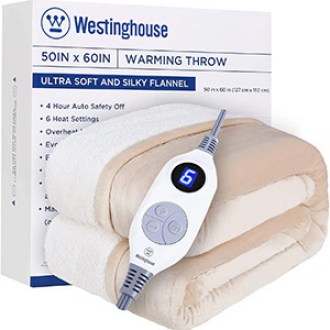 Westinghouse Electric Heated Throw Blanket
