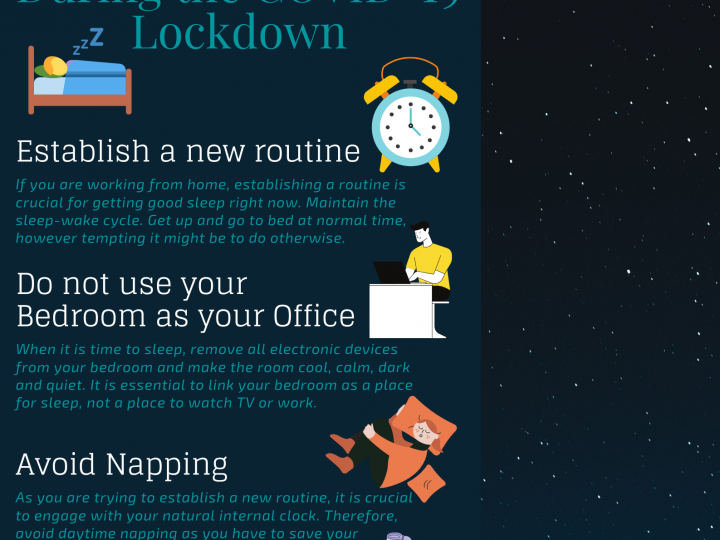 2020 Infographic by Adam K Veron: Tips to Sleep Better During the COVID-19  Lockdown